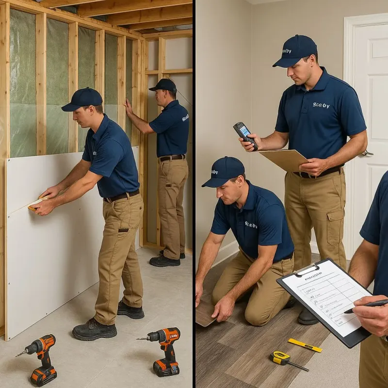 Repairs and Reconstruction process in Delaware County, OK